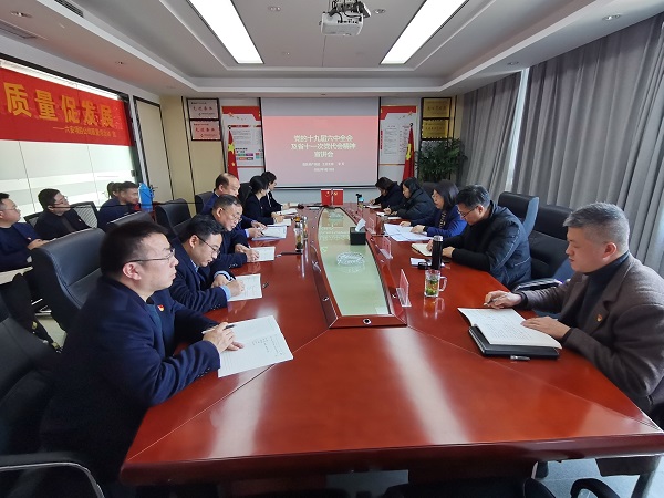 徽盐地产公司工会主席李芳到六安项目公司宣讲十九届六中全会及省十一次党代会精神